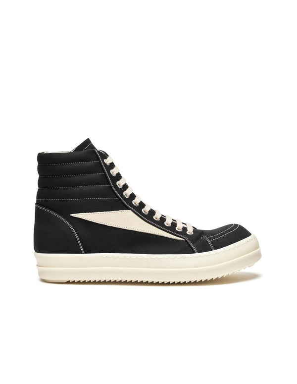 Vintage High Sneakers — Black/Milk