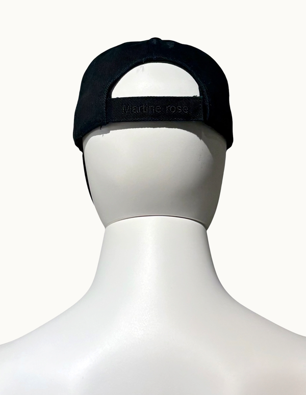 Cut Peak Cap Washed Black