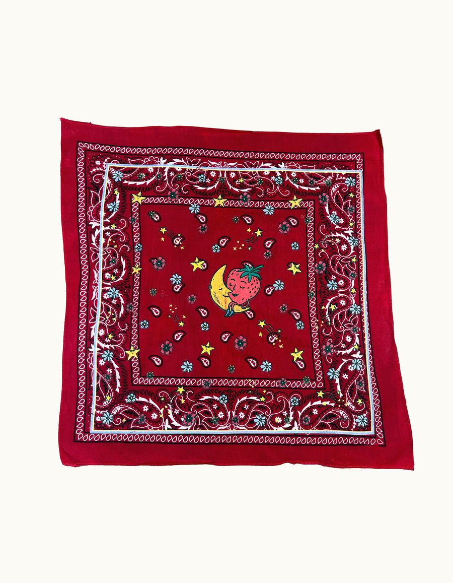 Vintage Bandana-Red