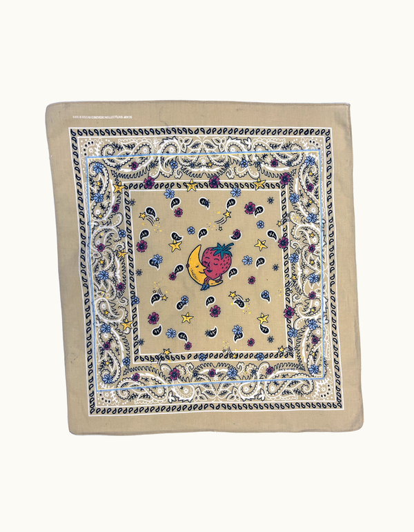 Vintage Bandana-Cream