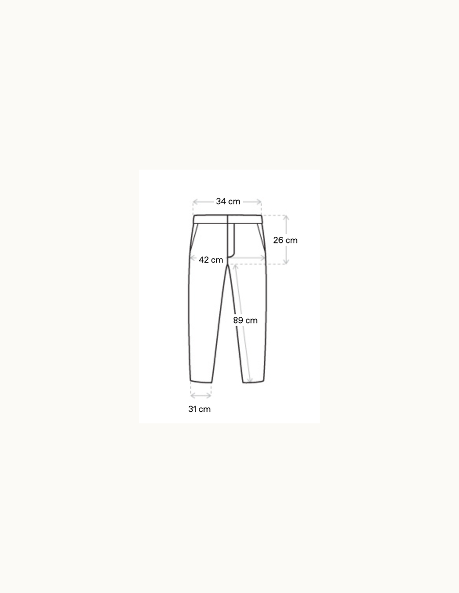 Gray Flared Trousers