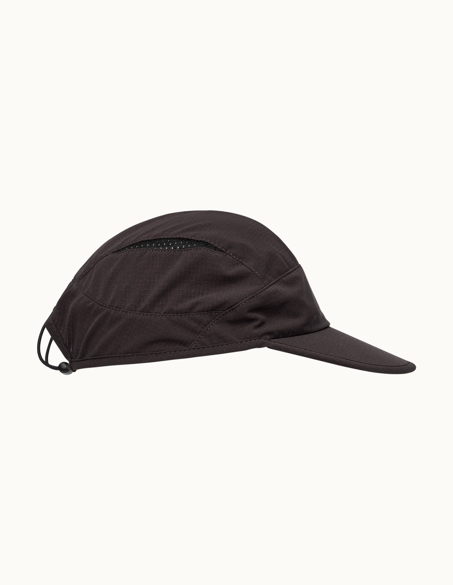 Bri Open Weave Cap-Brown