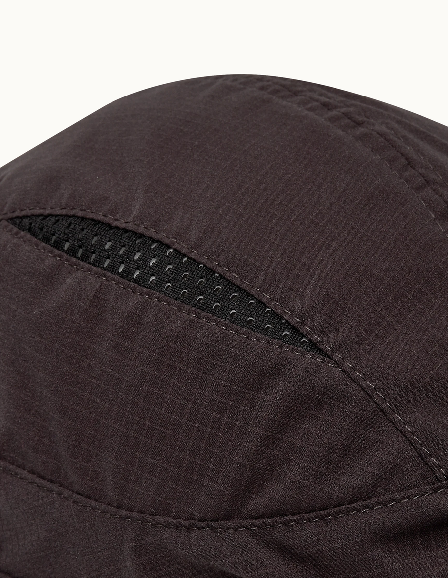 Bri Open Weave Cap-Brown
