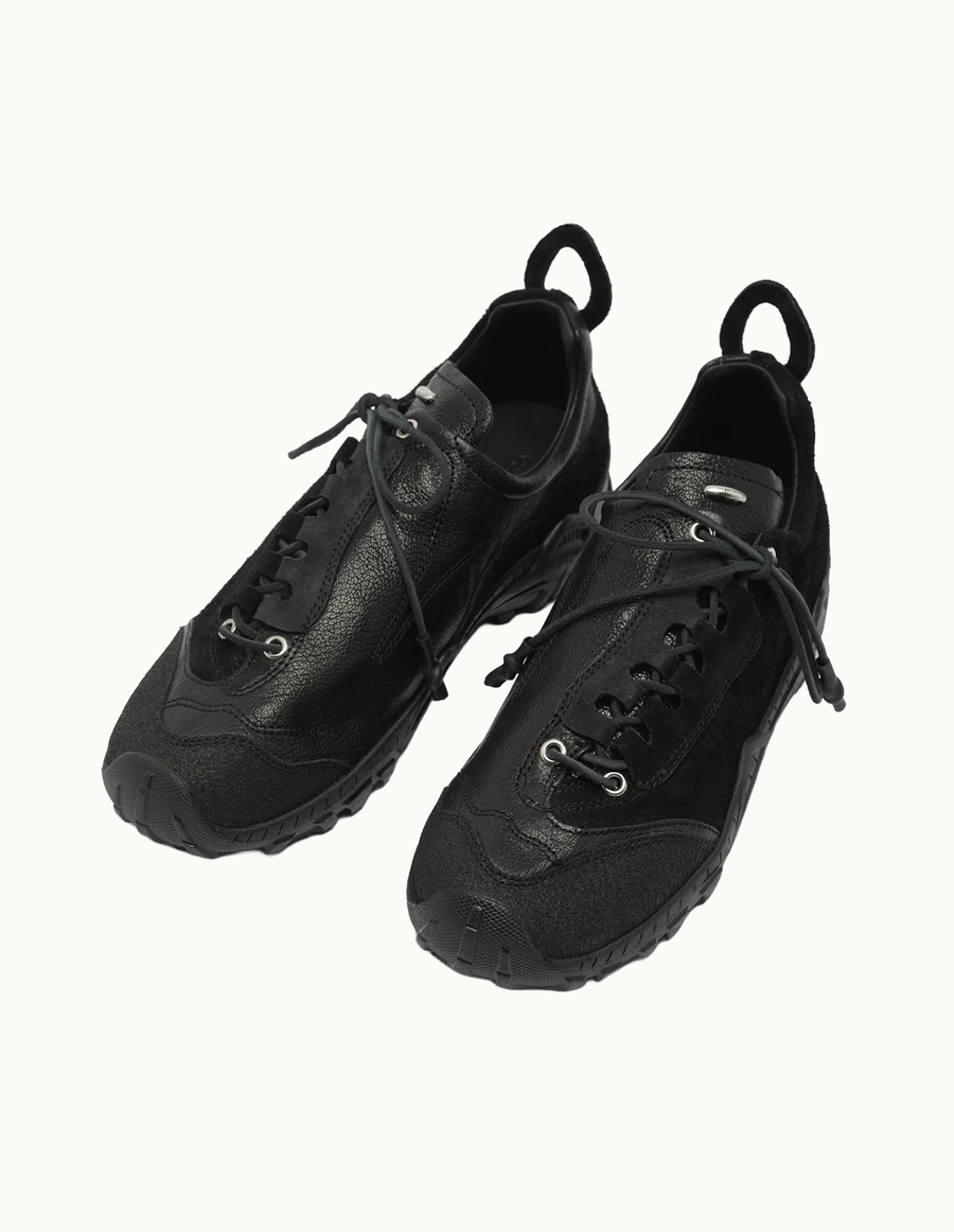Gabe-Stealth Black Leather