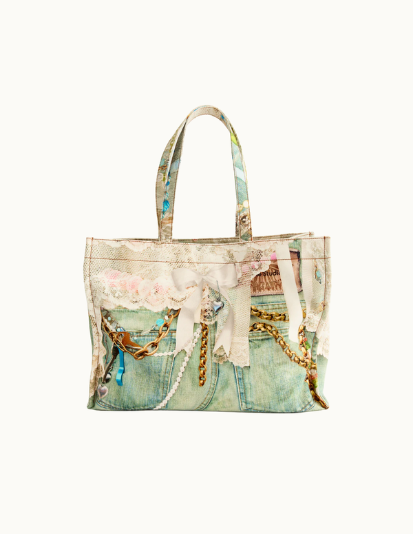 Logo Shoulder Tote Bag