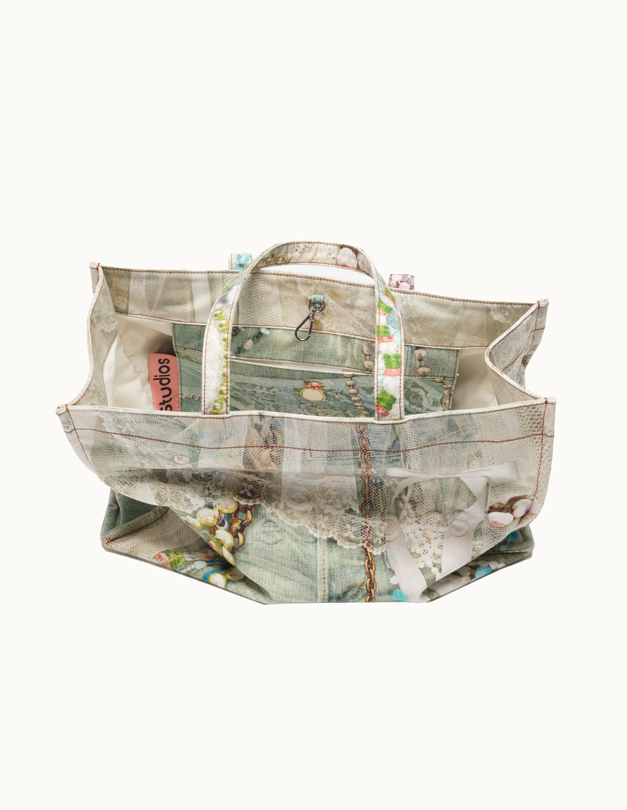 Logo Shoulder Tote Bag