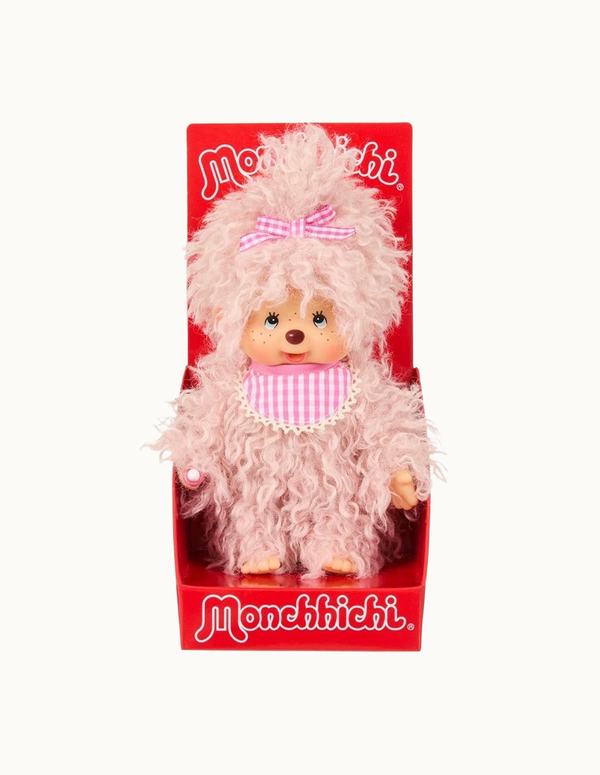 Fluffy Pink Beige Plush Toy