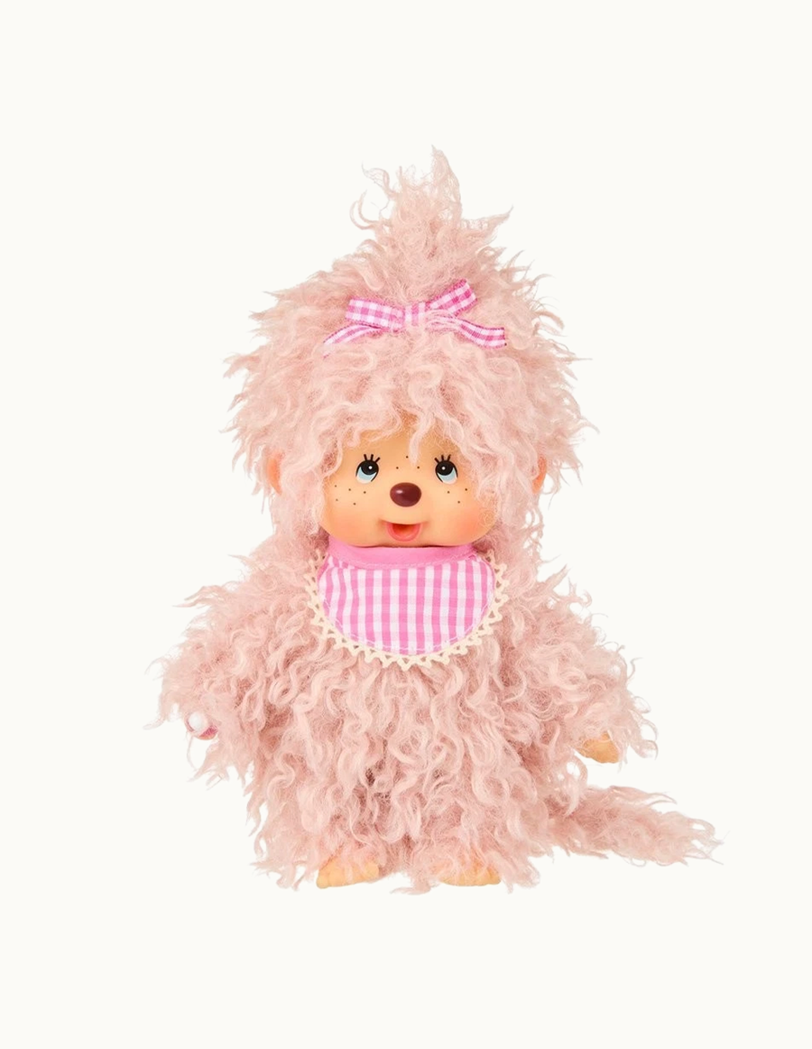 Fluffy Pink Beige Plush Toy