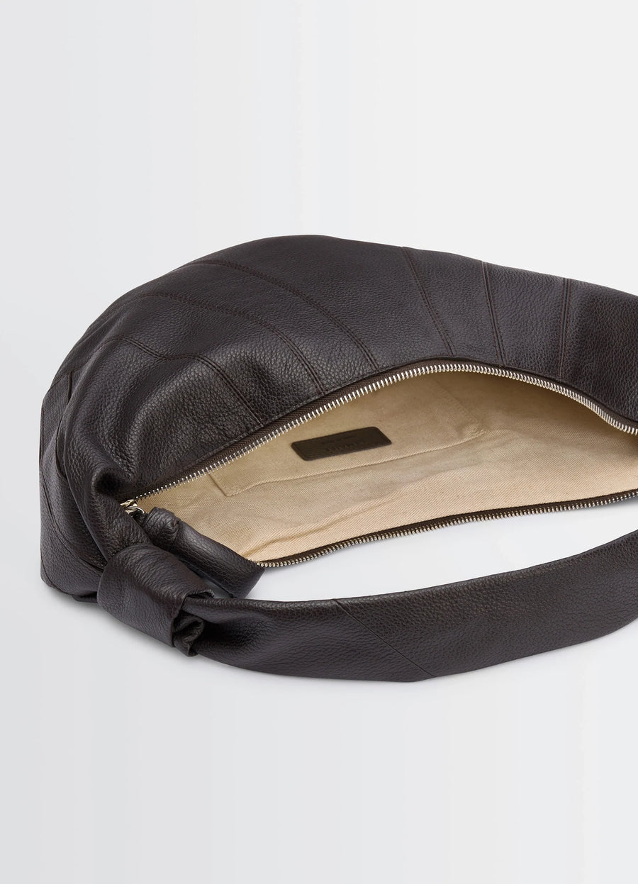 Fortune Croissant Bag-Soft Grained Leather