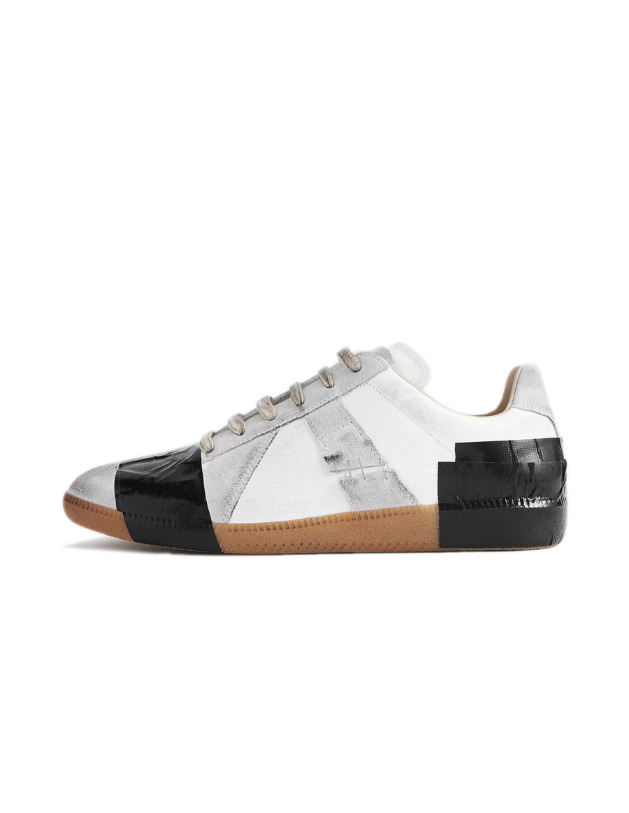 Taped Replica Low Top — Off-White/Black