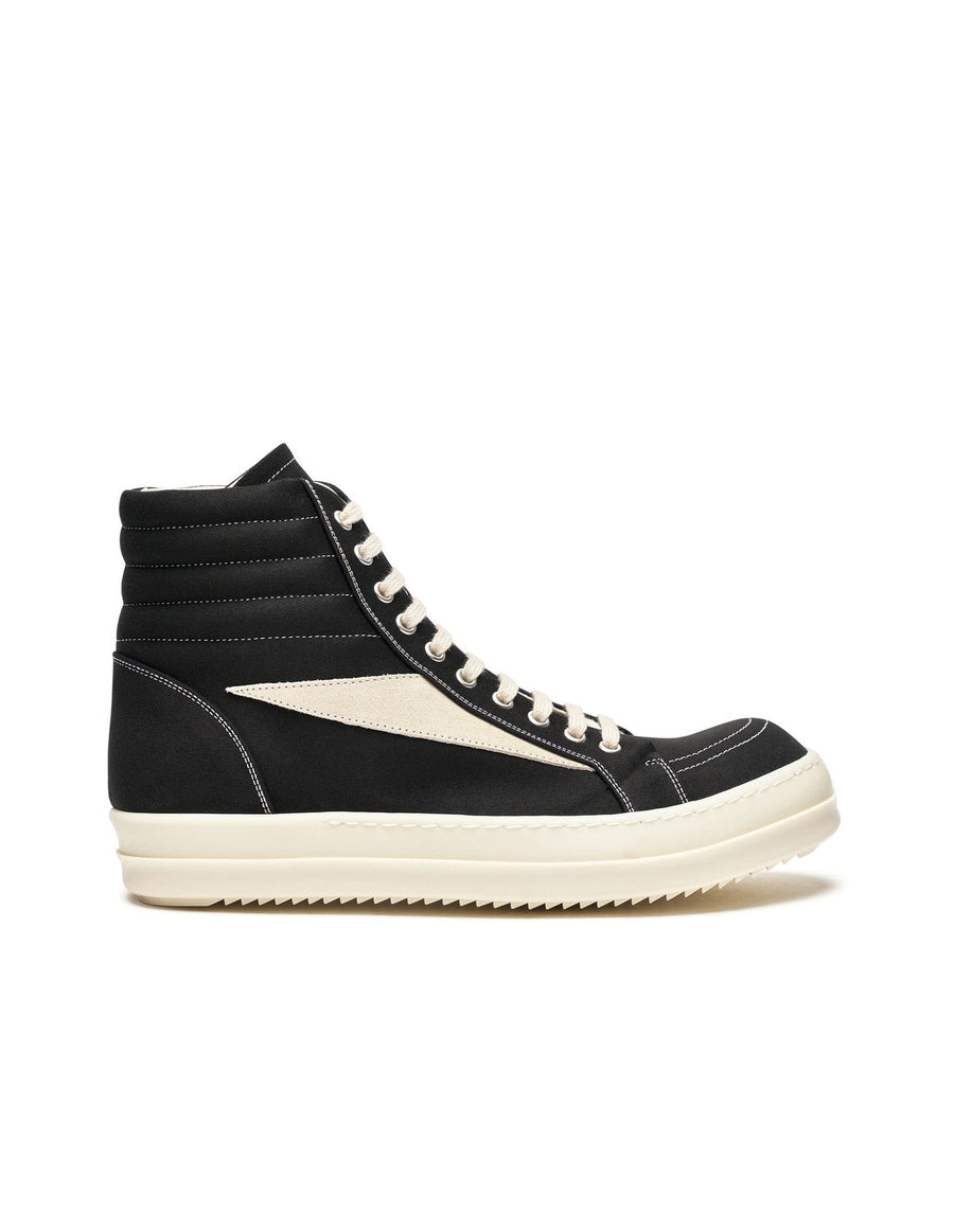 Vintage High Sneakers — Black/Milk