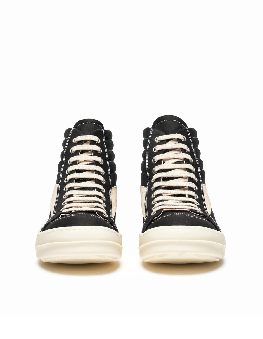 Vintage High Sneakers — Black/Milk