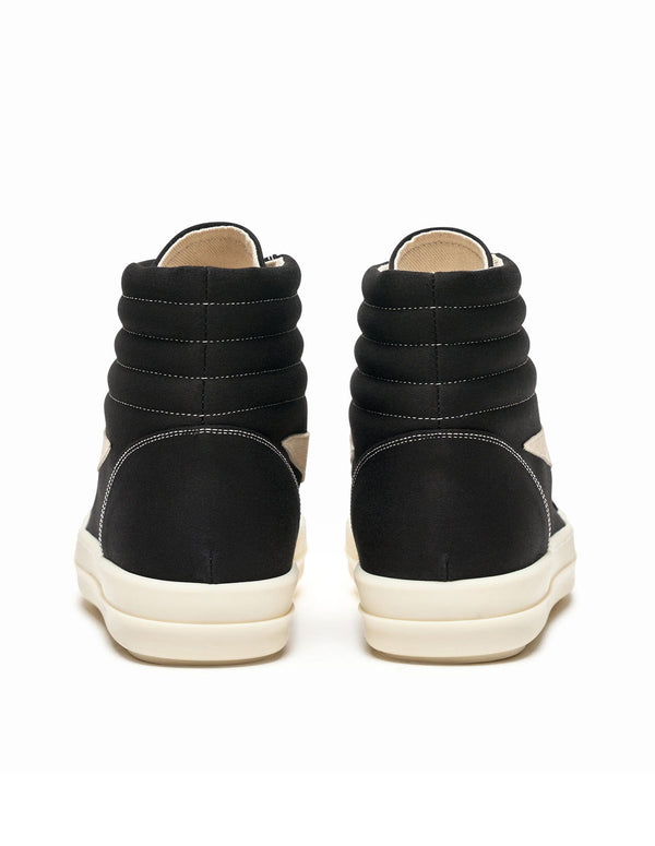 Vintage High Sneakers — Black/Milk