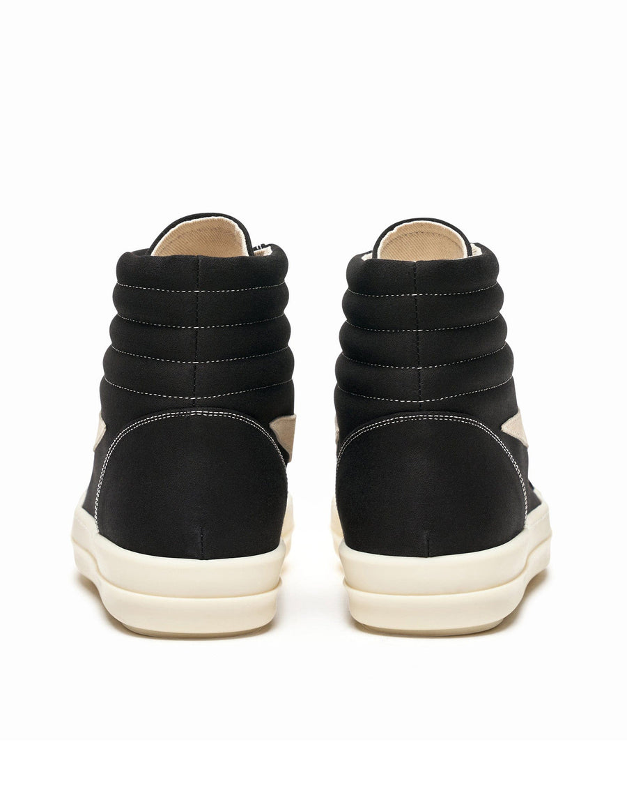 Vintage High Sneakers — Black/Milk