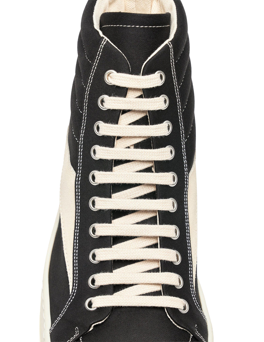 Vintage High Sneakers — Black/Milk