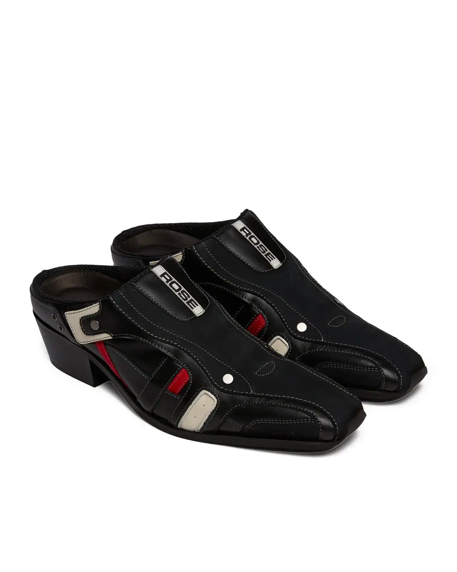 Sporty Snout Mule — Black