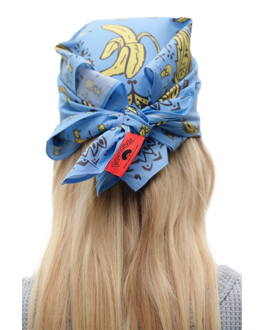 Monchhichi M Bandana — Blue