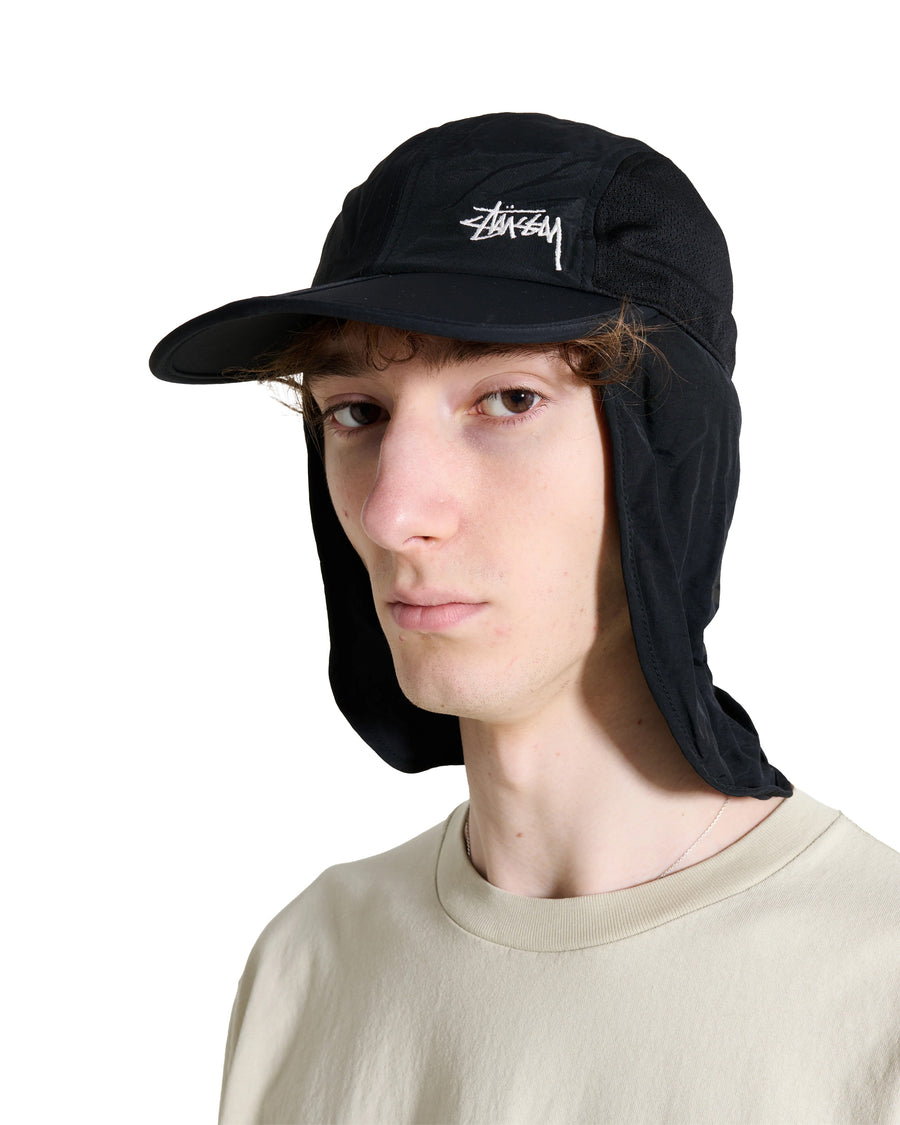 Foldable Shade Hat — Black
