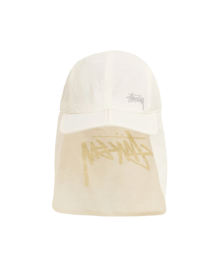 Foldable Shade Hat — Bone