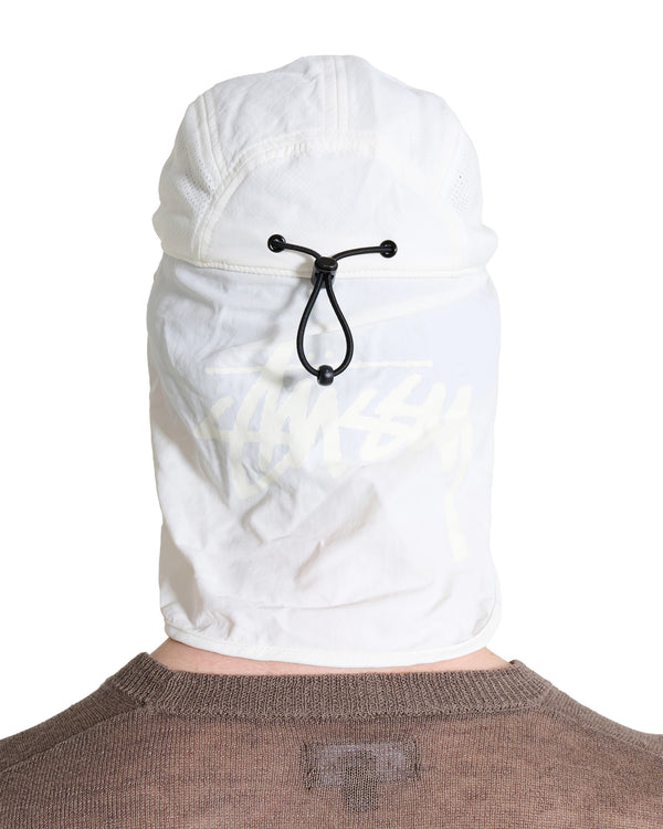 Foldable Shade Hat — Bone