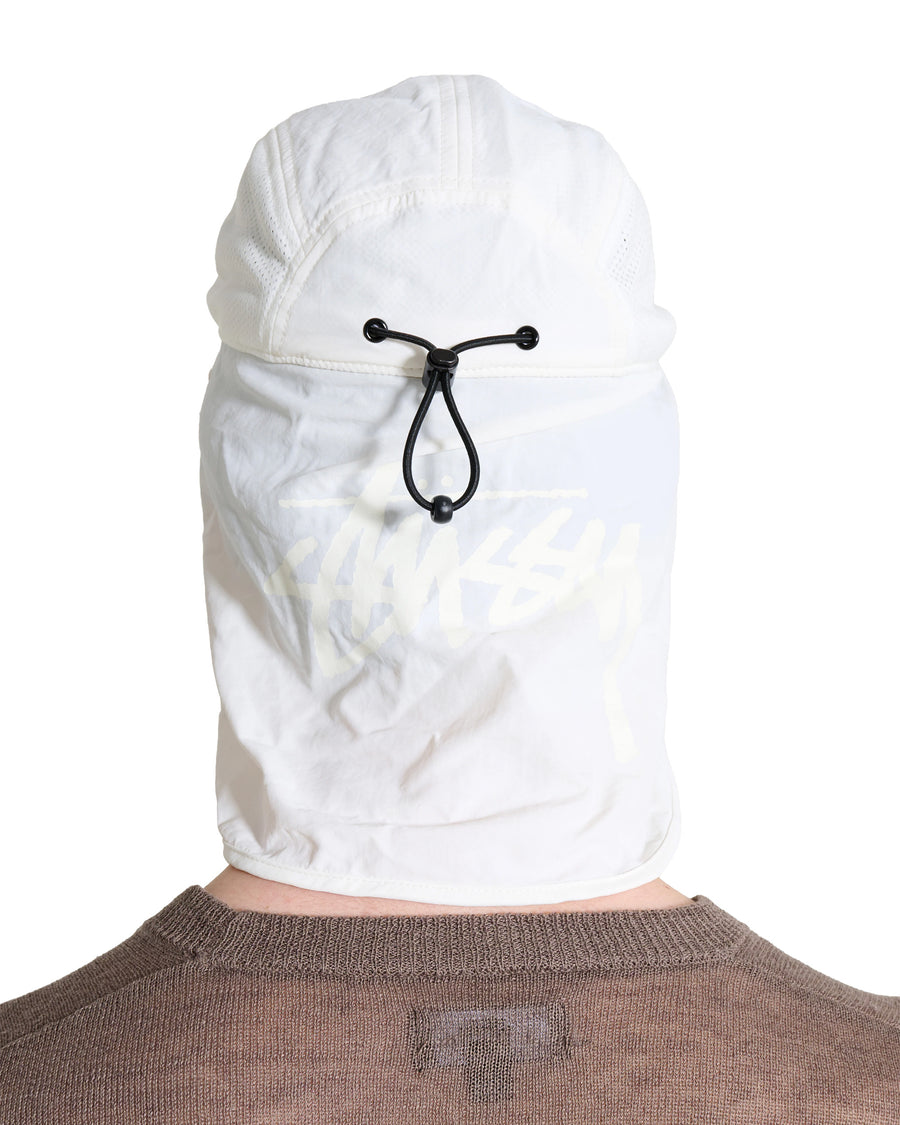 Foldable Shade Hat — Bone