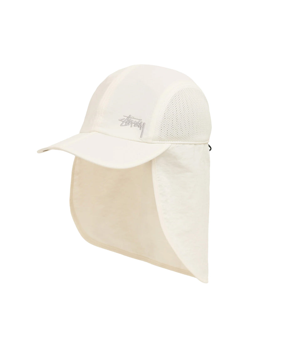 Foldable Shade Hat — Bone