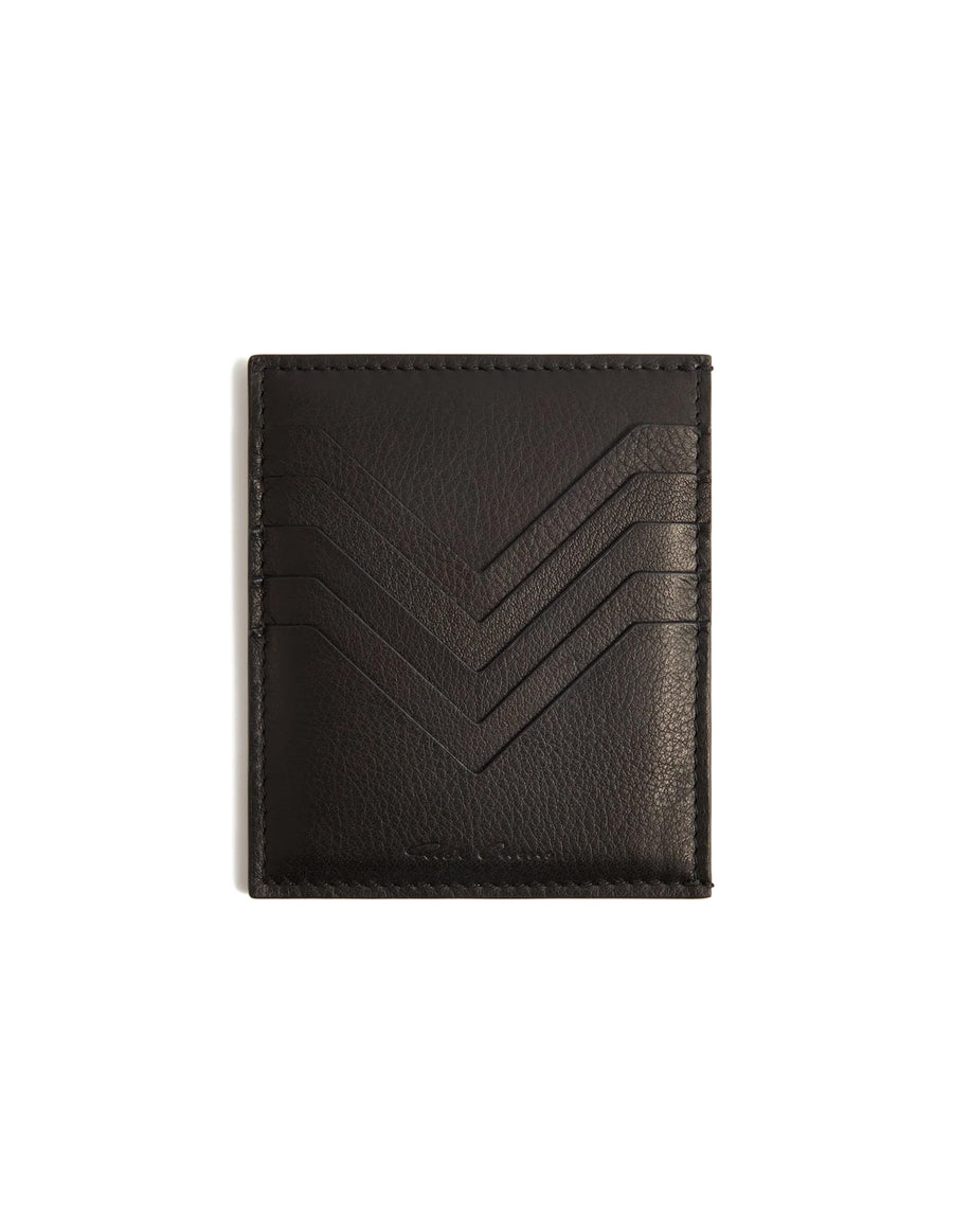 Square Card Holder — Black