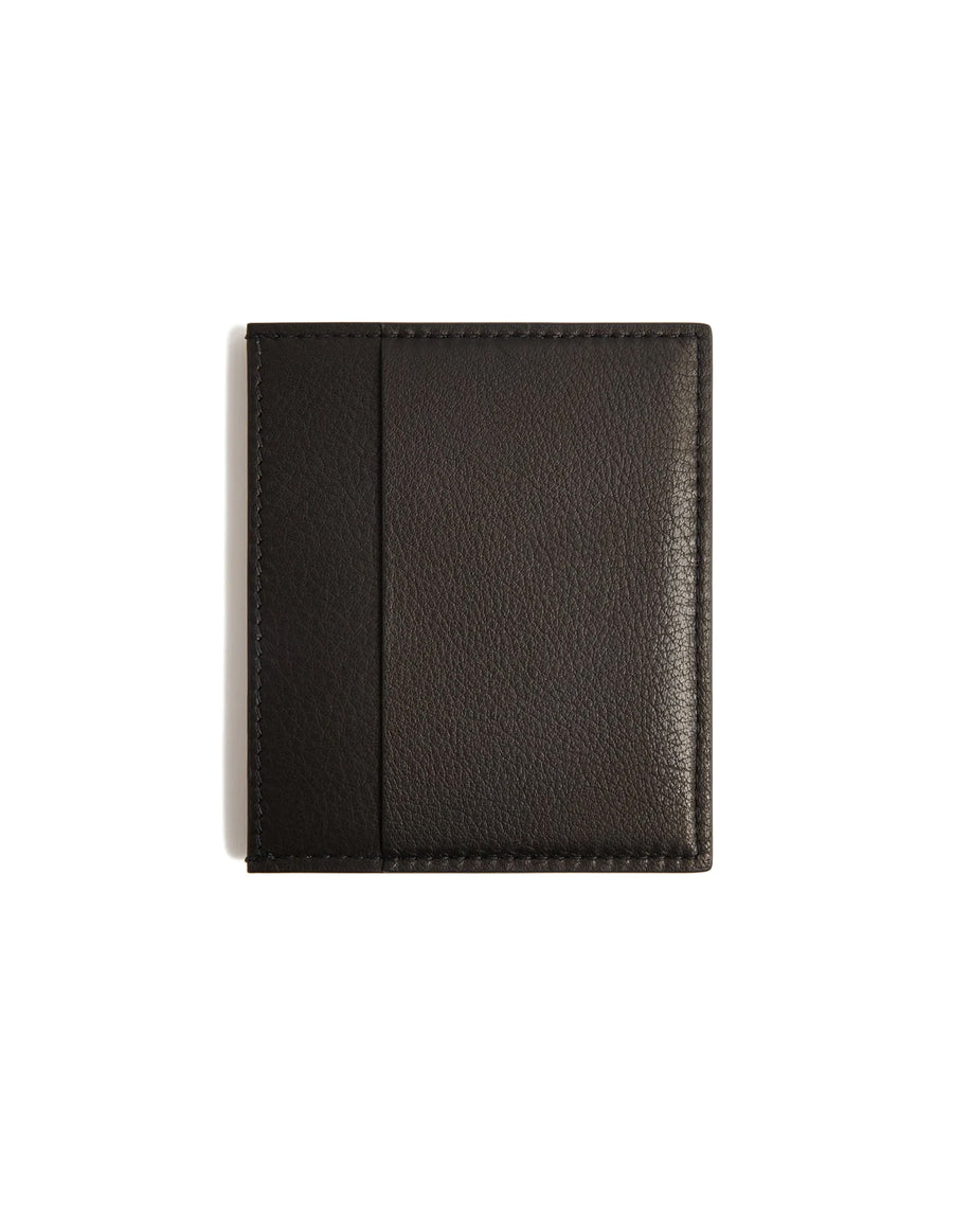 Square Card Holder — Black
