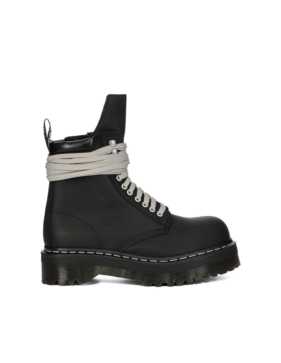 Quad Sole Steel Toe Boot — Black