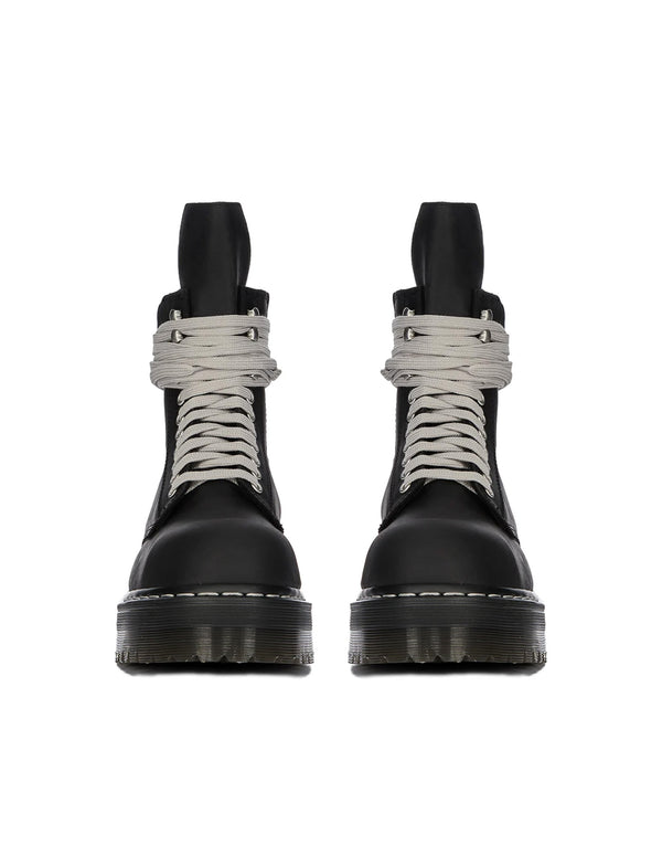 Quad Sole Steel Toe Boot — Black