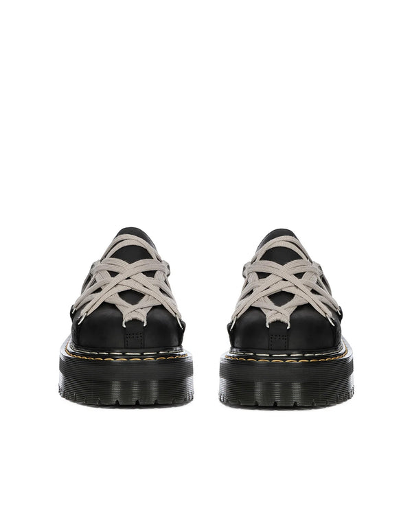 Quad Sole Megalace Mule — Black
