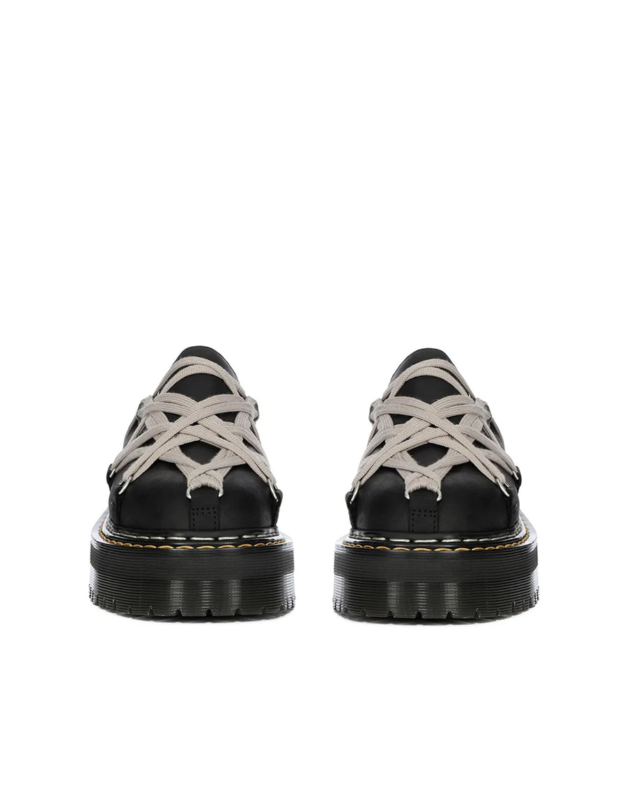Quad Sole Megalace Mule — Black