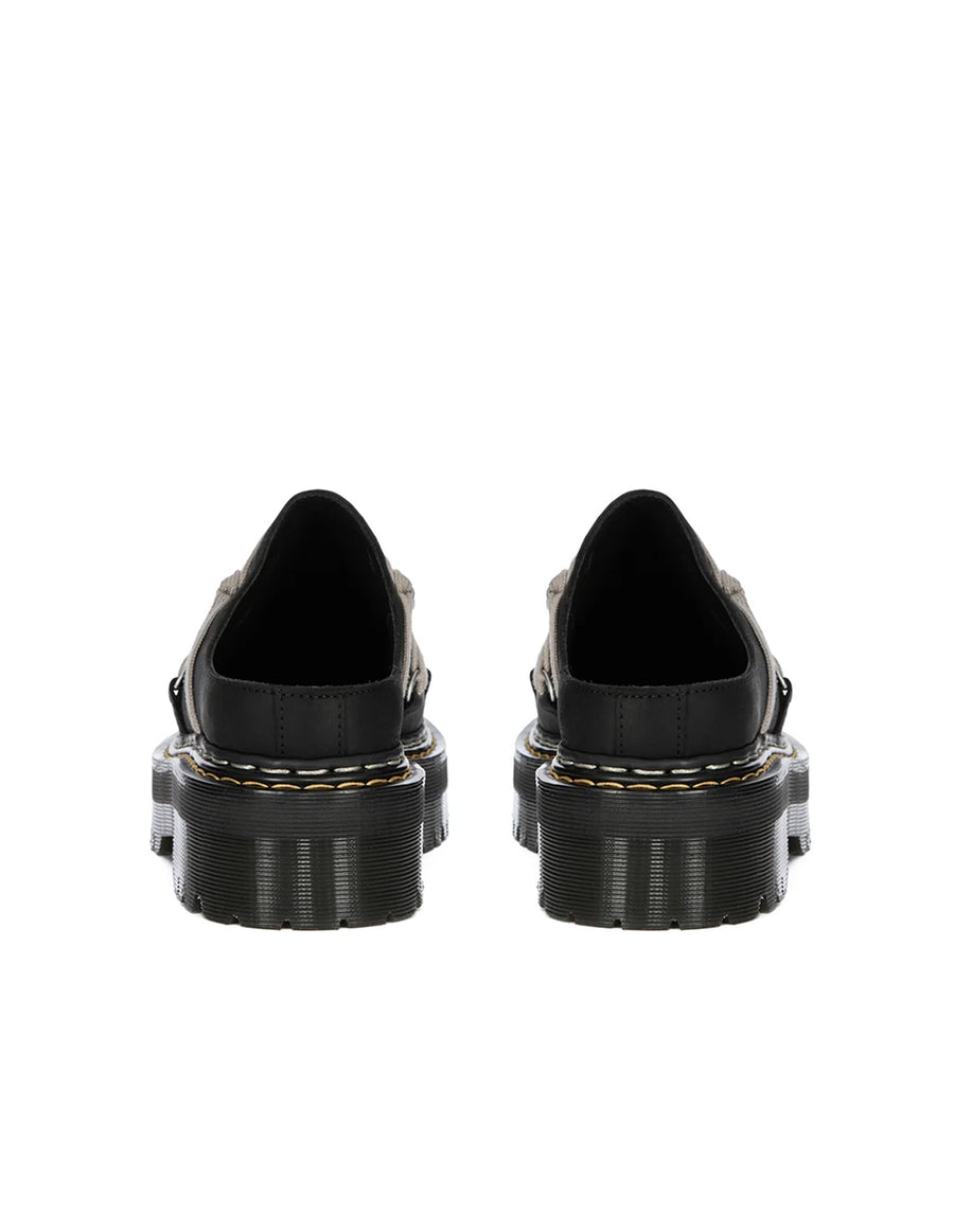 Quad Sole Megalace Mule — Black