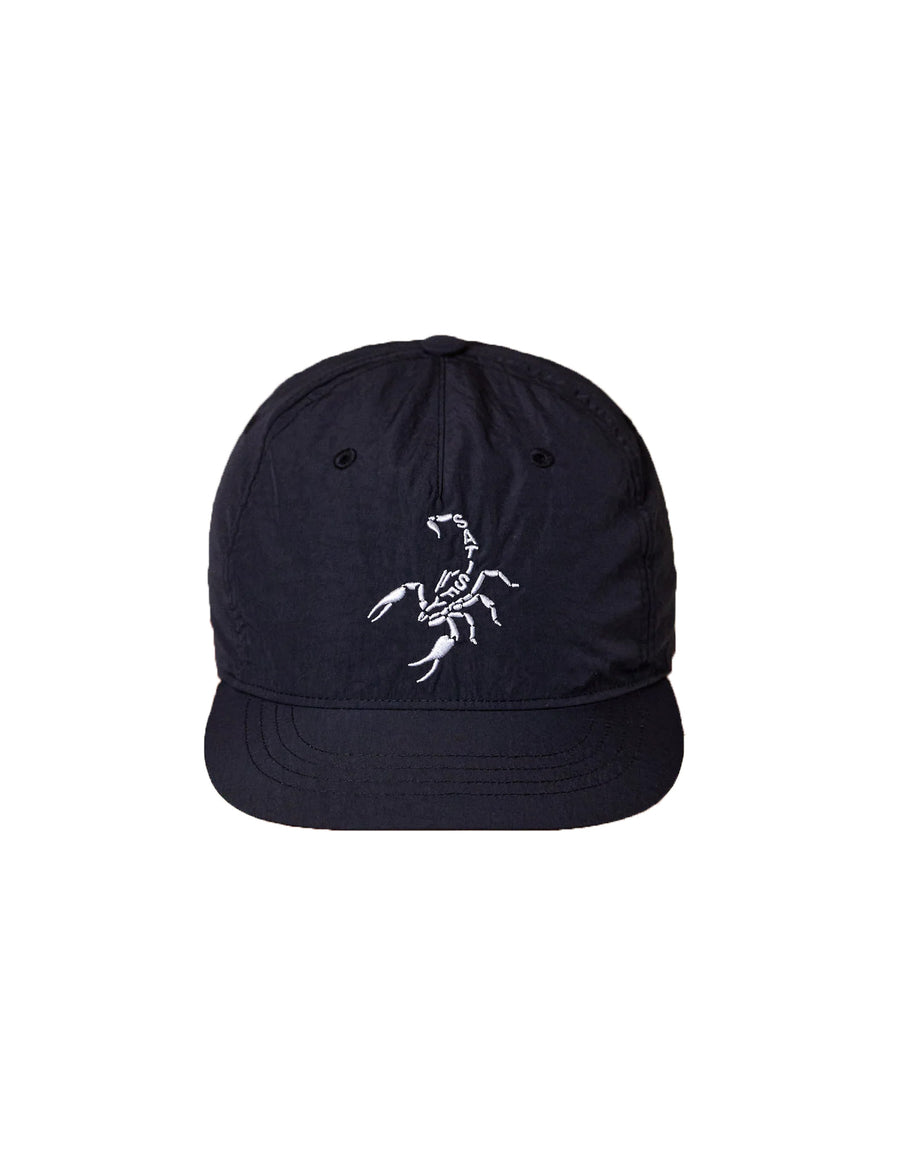 FliteSilk™ Scorpion 5-Panel Pinch Cap — Black