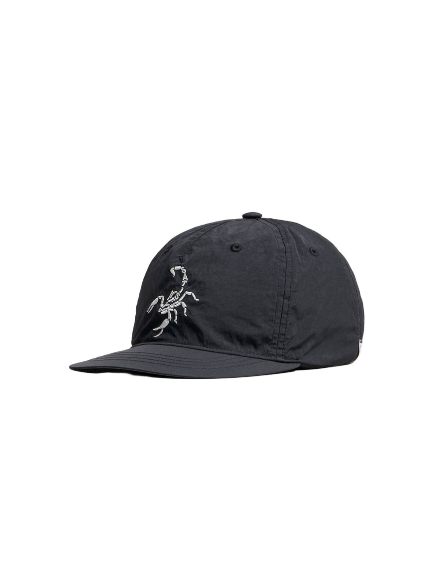 FliteSilk™ Scorpion 5-Panel Pinch Cap — Black