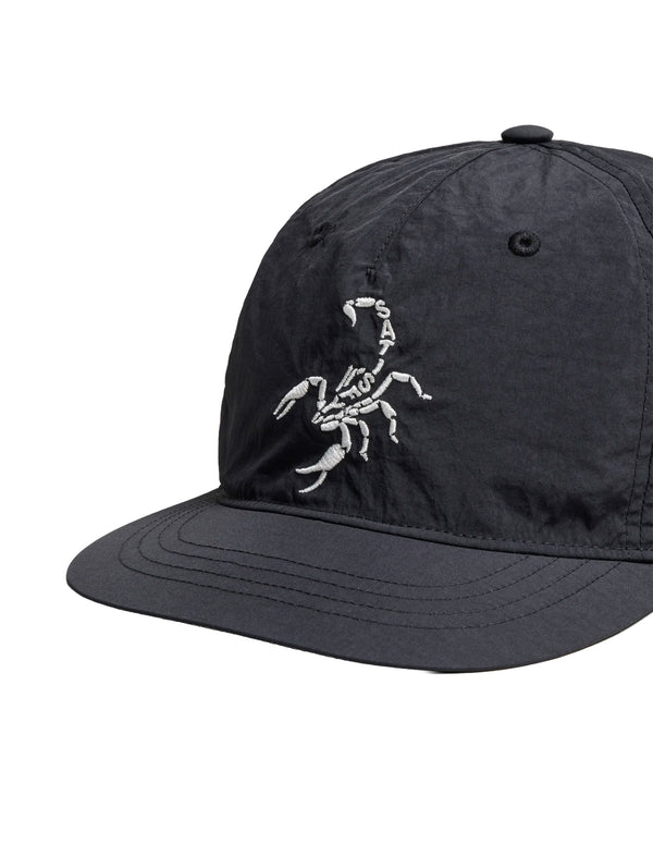 FliteSilk™ Scorpion 5-Panel Pinch Cap — Black